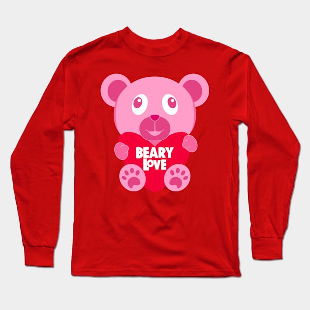 Beary Love Long Sleeve T-Shirt by EV Visuals
